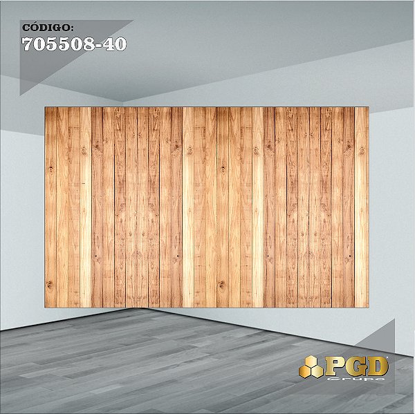 PAINEL RETANGULAR 4,00 X 2,48 MT tema - TRONCOS E MADEIRA Modelo 40 TECIDO EM - MICRO LIGHT