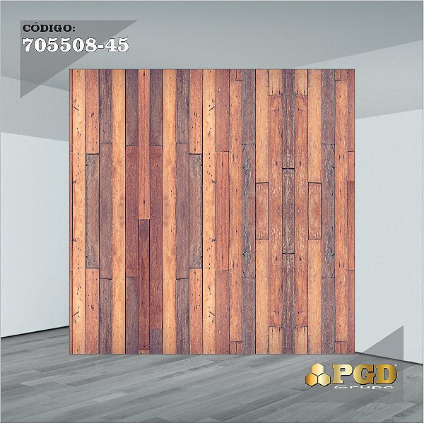 PAINEL RETANGULAR 4,00 X 2,48 MT tema - TRONCOS E MADEIRA Modelo 45 TECIDO EM - MICRO LIGHT