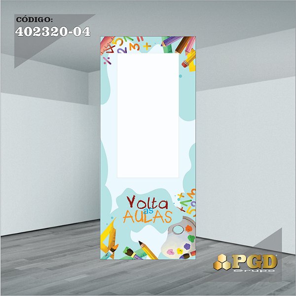 Portal Interativo Veste Fácil Escola ( Volta as Aulas )- Helanca Gold 85x200cm