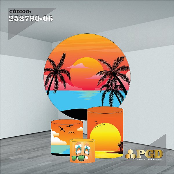 Kit Tropical  - Painel 1,50m + Veste Fácil