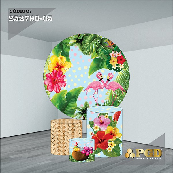 Kit Tropical - Painel 1,50m + Veste Fácil
