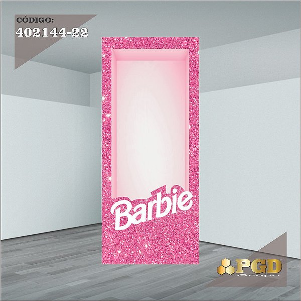 BARBIE - PORTAL VESTE FÁCIL INTERATIVO 85X200 - HELANCA GOLD