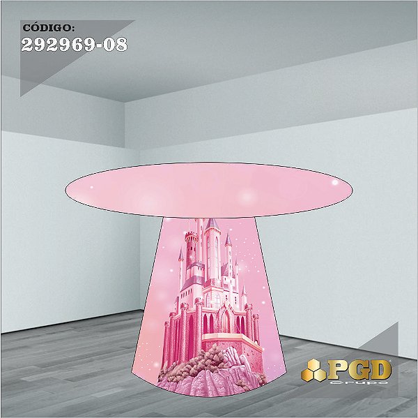 Mesa Cone - Veste Fácil CASTELO   80x80cm APENAS O TECIDO - HELANCA