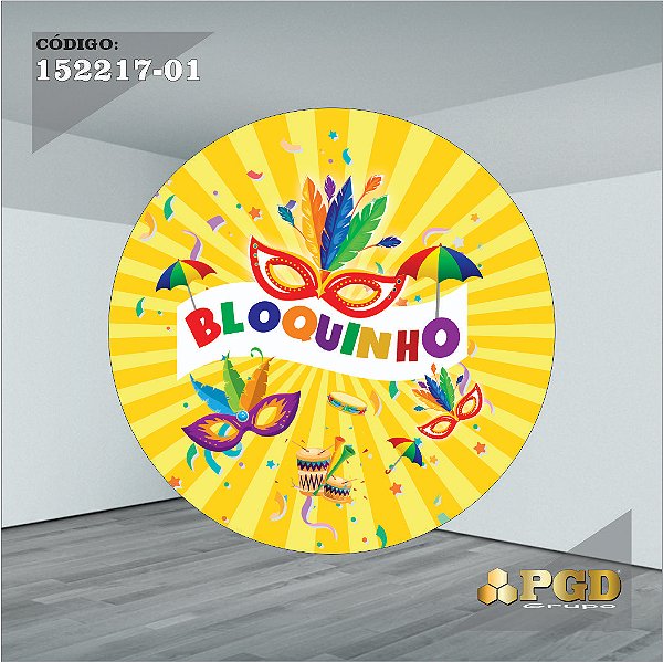 CARNAVAL - PAINEL 1,50m ou 1,30m - Sublimado Helanca Gold