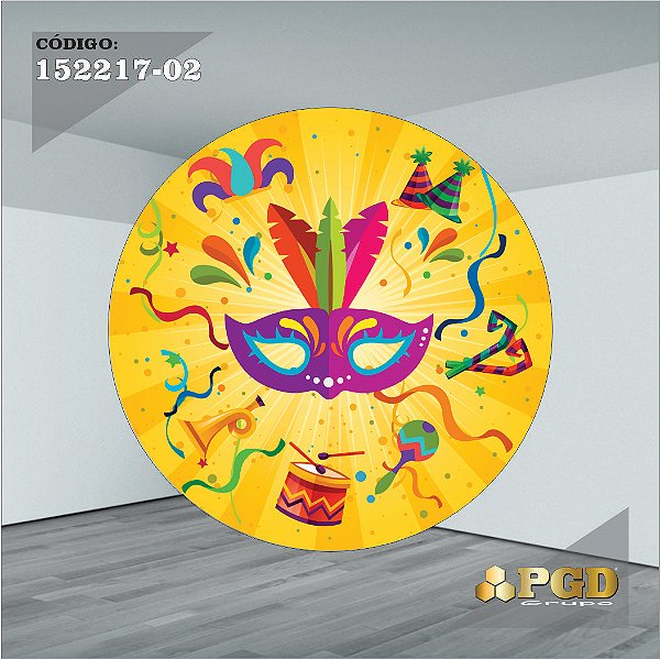 CARNAVAL - PAINEL 1,50m ou 1,30m - Sublimado Helanca Gold