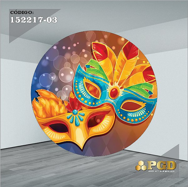 CARNAVAL - PAINEL 1,50m ou 1,30m - Sublimado Helanca Gold