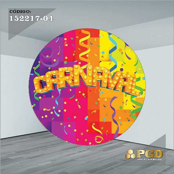 CARNAVAL - PAINEL 1,50m ou 1,30m - Sublimado Helanca Gold