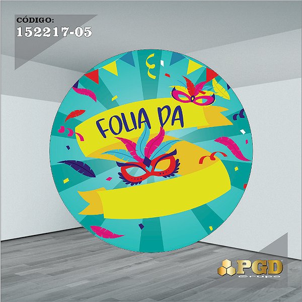 CARNAVAL - PAINEL 1,50m ou 1,30m - Sublimado Helanca Gold