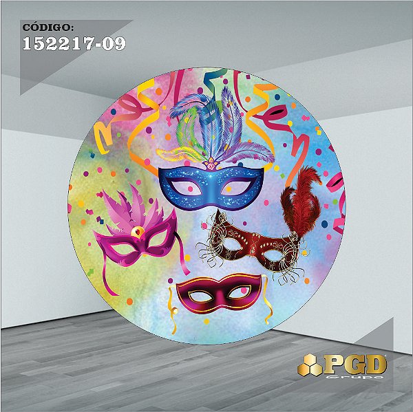 CARNAVAL - PAINEL 1,50m ou 1,30m - Sublimado Helanca Gold