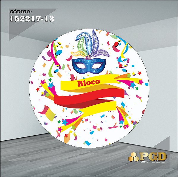 CARNAVAL - PAINEL 1,50m ou 1,30m - Sublimado Helanca Gold