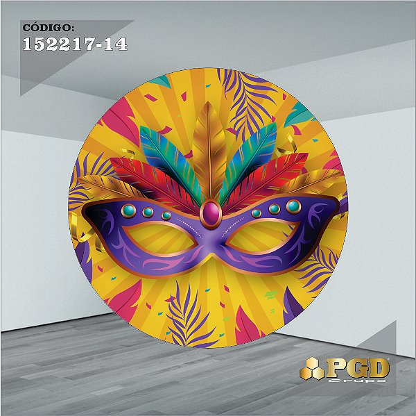 CARNAVAL - PAINEL 1,50m ou 1,30m - Sublimado Helanca Gold