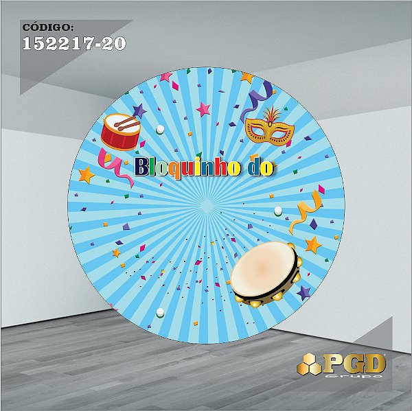 CARNAVAL - PAINEL 1,50m ou 1,30m - Sublimado Helanca Gold