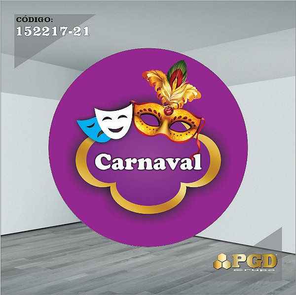CARNAVAL - PAINEL 1,50m ou 1,30m - Sublimado Helanca Gold