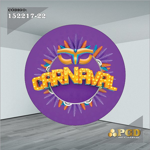 CARNAVAL - PAINEL 1,50m ou 1,30m - Sublimado Helanca Gold