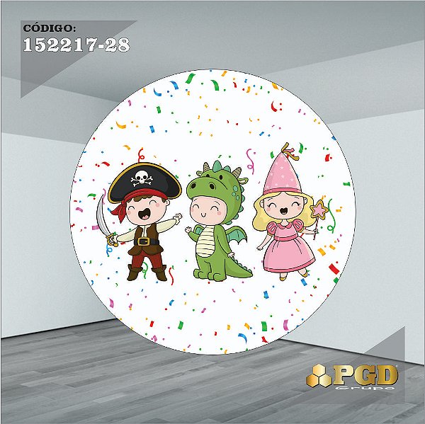 CARNAVAL - PAINEL 1,50m ou 1,30m - Sublimado Helanca Gold
