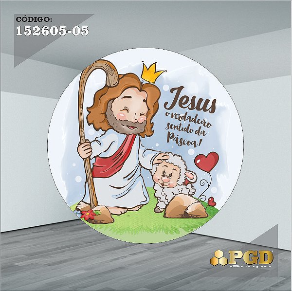 PASCOA PAINEL REDONDO 1,50 OU 1,30 - HELANCA