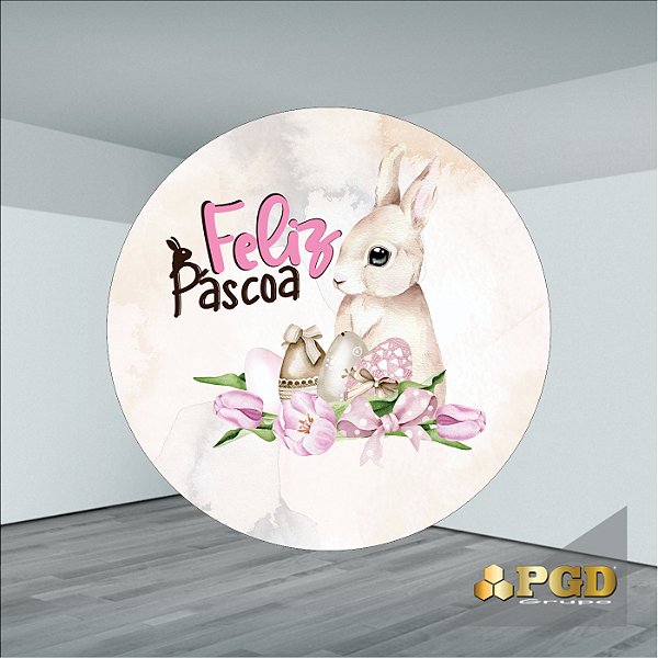 PASCOA PAINEL REDONDO 1,50 OU 1,30 - HELANCA