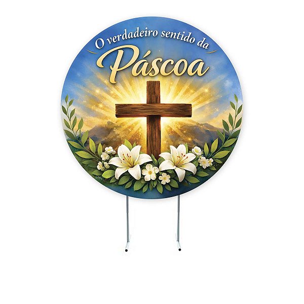PASCOA PAINEL REDONDO 1,50 OU 1,30 - HELANCA
