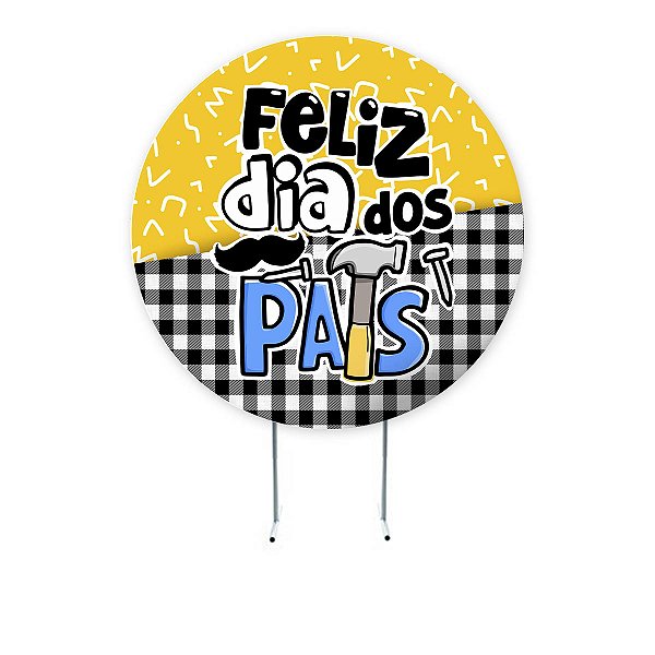 DIA DOS PAIS - CAPA PAINEL REDONDO 1,50