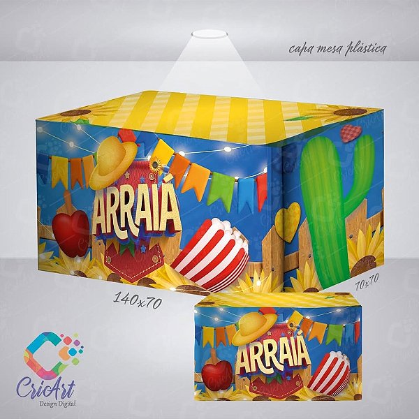 Mesa Veste Fácil Dupla - Arraiá