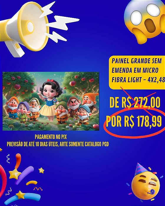 PROMOÇÃO 8.8 - PAINEL GRANDE - MICROLIGHT - 400X248