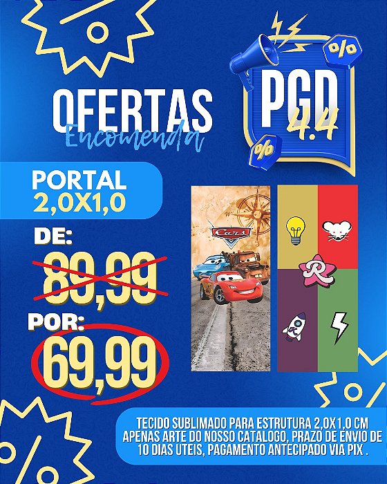 PROMOÇÃO 04.04 - PORTAL VESTE FÁCIL 100X200