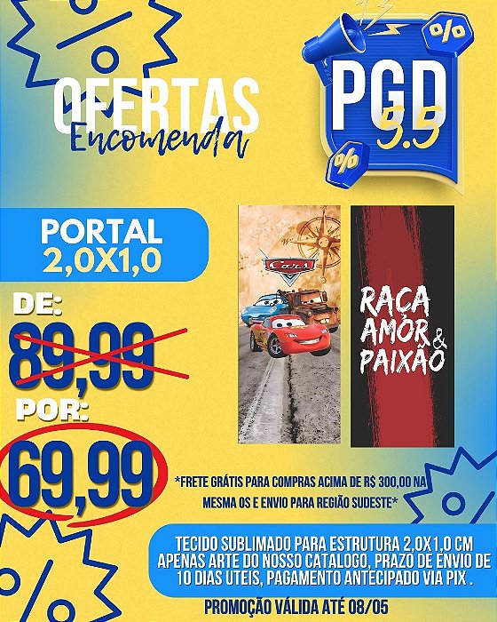 PROMOÇÃO 05.05 - PORTAL VESTE FÁCIL 100X200