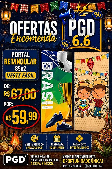 PROMOÇAO 06 06 - PORTAIS VESTE FÁCIL 85X200