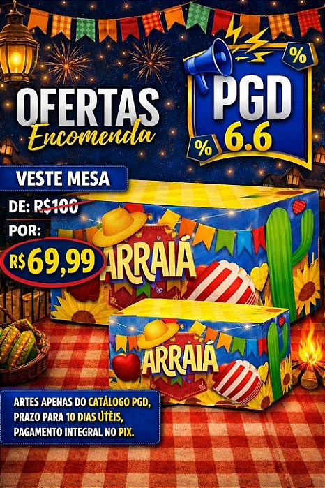 PROMOÇÃO 06 06- VESTE MESA