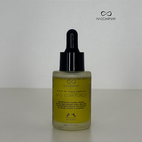 BÃO COM FORÇA – Blend de Óleos - Tratamento para Cabelos, Pele e Unhas