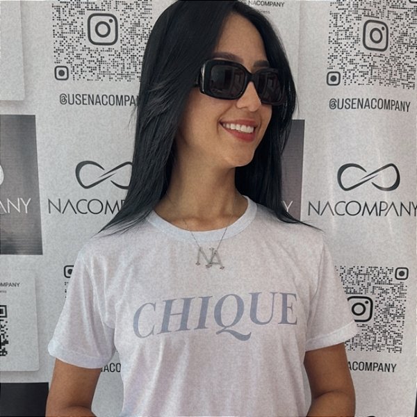 T-Shirt Básica NACOMPANY (unissex) - Branca TAM P