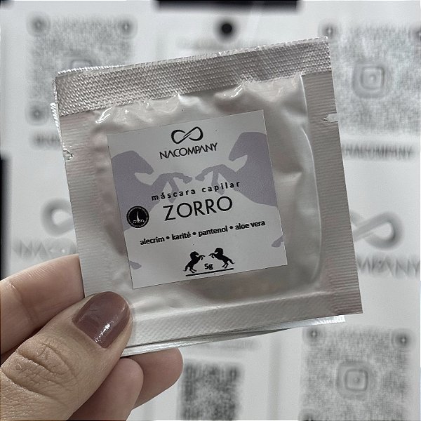 Amostra Máscara 3em1 Zorro - NACOMPANY