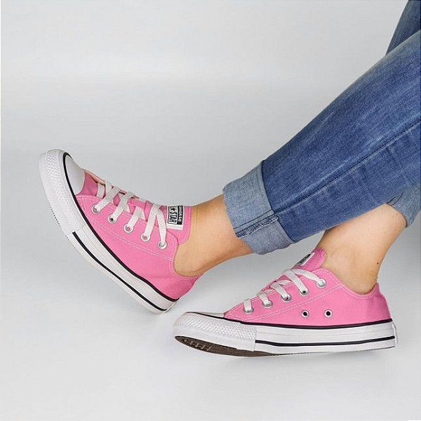 Tênis All Star Trad. Ct00010006 Chuck Taylor All Star Rosa/Cru/Preto