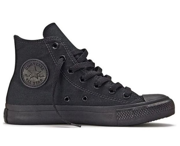 Tênis All Star Botinha Ct04470002 Chuck Taylor All Star Monochrome Preto/Preto/Preto