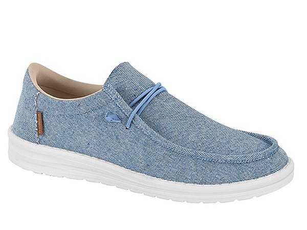 Tênis Slip On Moleca Ref. 5763.101.24764.36331 Cor: Jeans