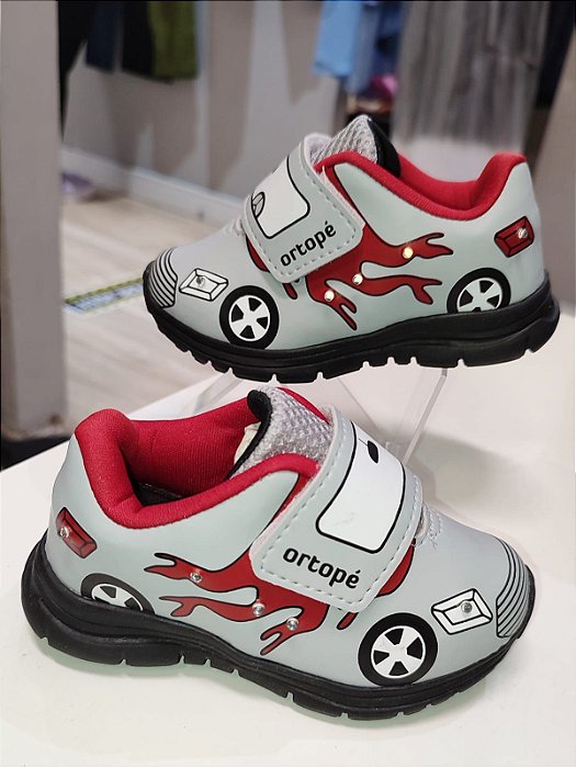 Tênis Infantil Ortopé Dna Light Ref. 2199051 Cor: Cinza