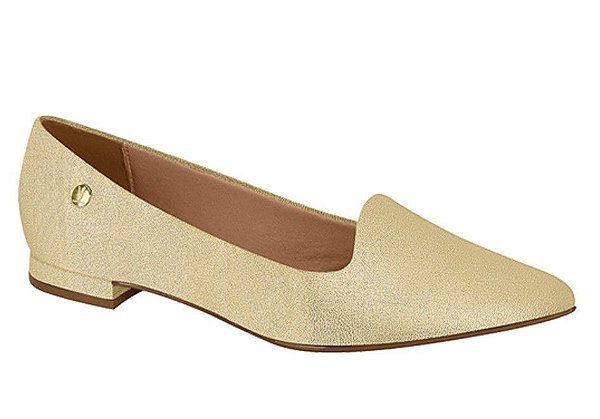 Sapatilha Scarpin Vizzano Ref. 1206.261.24250.66 Cabedal Mealizado London Cor: Dourado