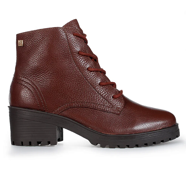 Bota Bottero Ref. 349101 Coturno em Couro Burnish Cor: Wood