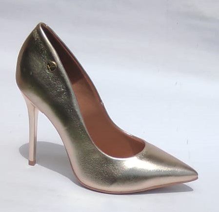 Sapato Scarpin Vizzano Ref. 1421.200 Metalizado Premium Cor: Dourado