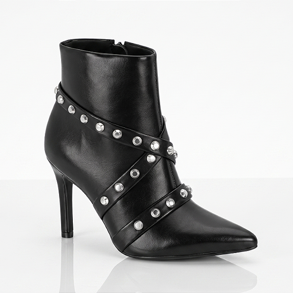 Bota Vizzano Cano Curto Ref. 3049.247 Cor: Preto