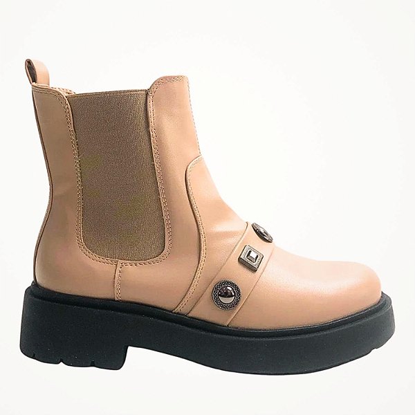 Bota Coturno Chelsea Sua Cia Ref. 8307.15311 Cor: Areia