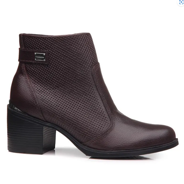 Bota Pegada Feminina Ref. 280306-03 em Couro Burnished Malbec