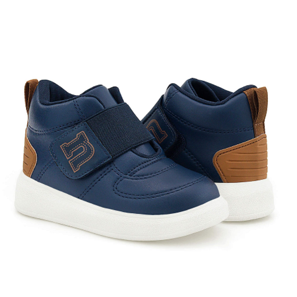 Bota Infantil Novopé Ref. 98001130_2822 Sint. Marinho/Ambar/Off