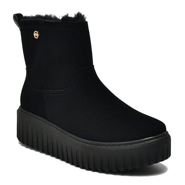 Bota Via Marte Ref. 047-010-04 Sint. Nobuck Cor: Preto
