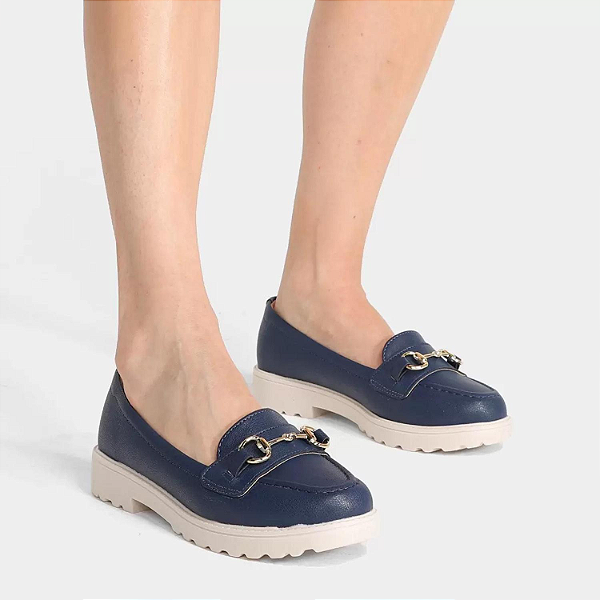 Sapato Mocassim Modare Ref. 7357.106 Napa Floather Cor: Marinho