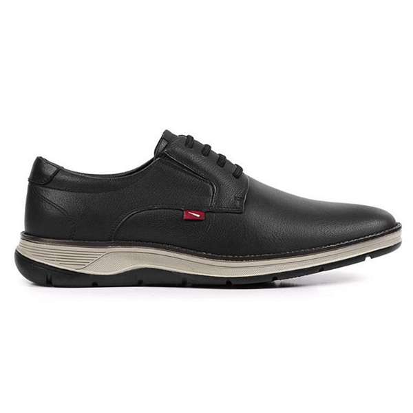 Sapato Ferracini em Couro Ref. 5553-559G Fluence Cor: Preto