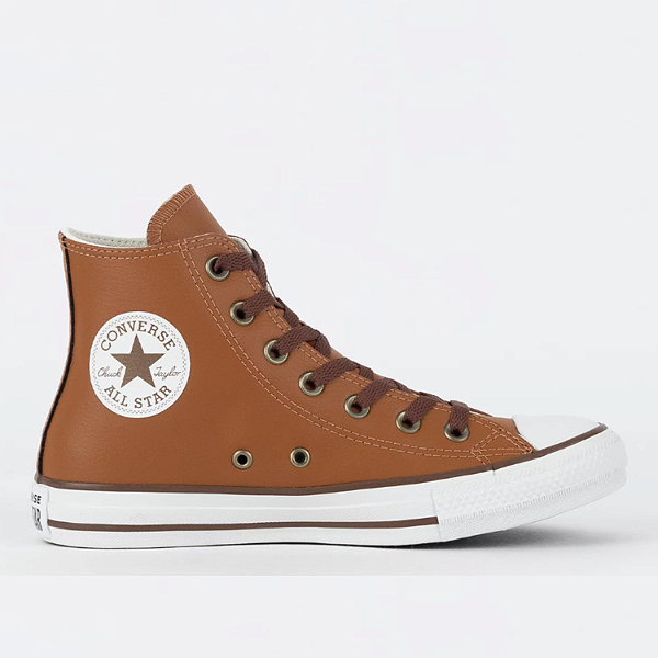 Tênis All Star CT04510005 Chuck Taylor Casca de Nozes / Marrom Urso / Branco