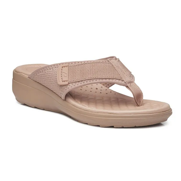Chinelo Pegada Ref. 232751-06 Tecido Cor: Bege