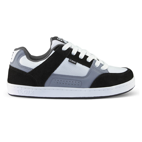 Tênis Qix AM Ref. 52010002 Cor: Preto / Cinza / Branco