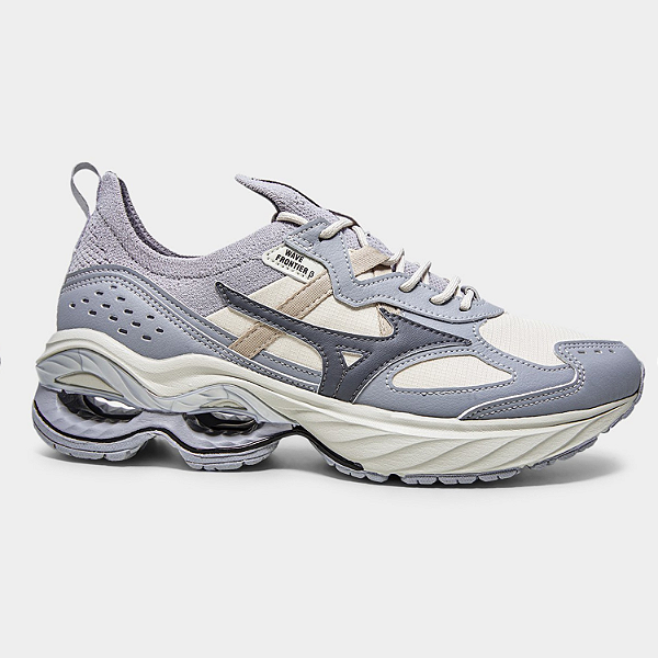 Tênis Mizuno Wave Frontier 101100100 Cinza / Azul Claro / Branco